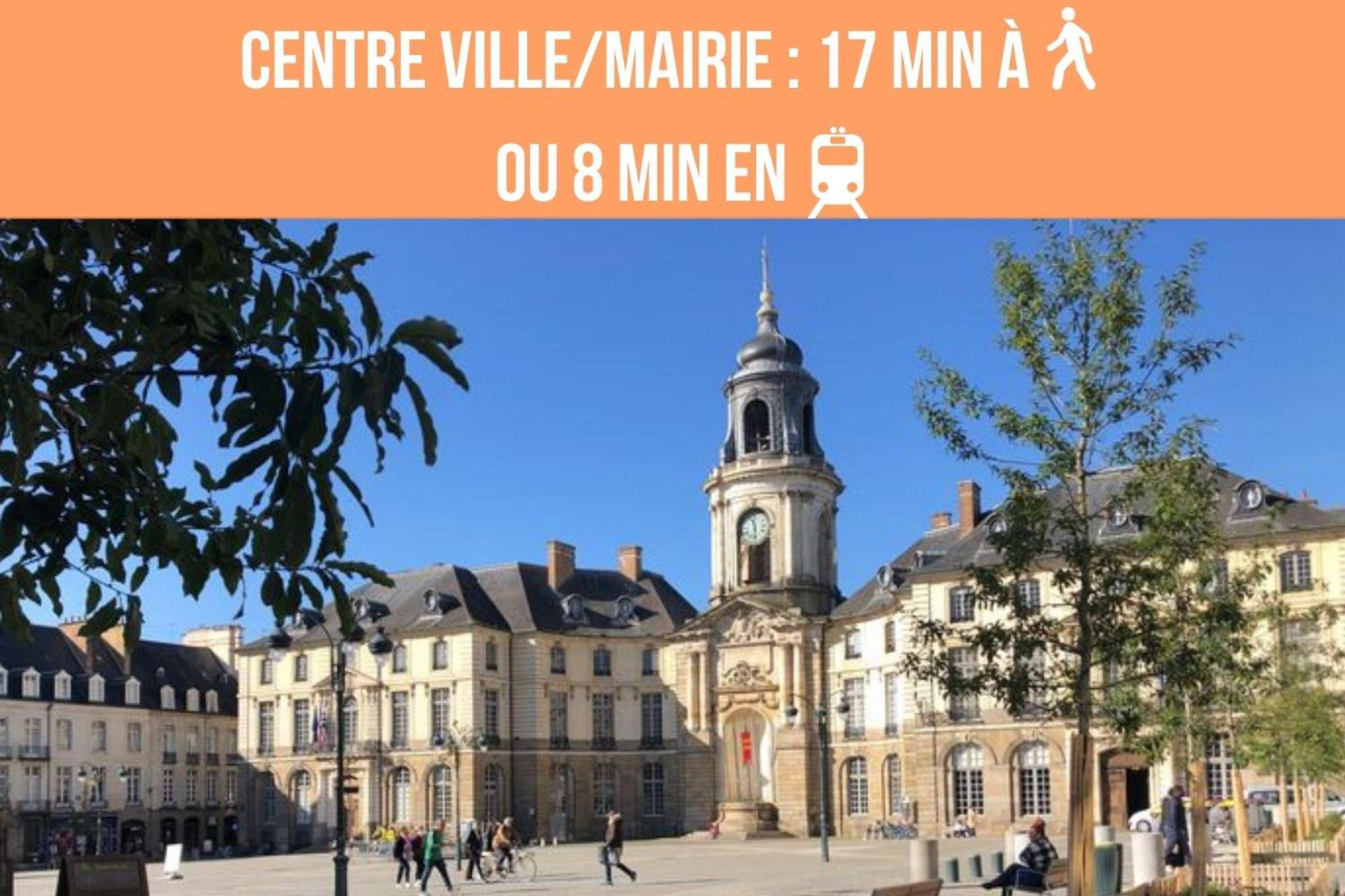 Le Fatsia - Rennes Gare T2 Apartment Ngoại thất bức ảnh
